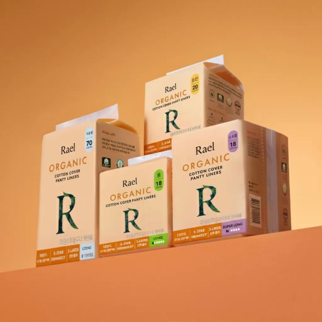 Rael Cotton Cover Panty Liners (4 Types) Long 18P