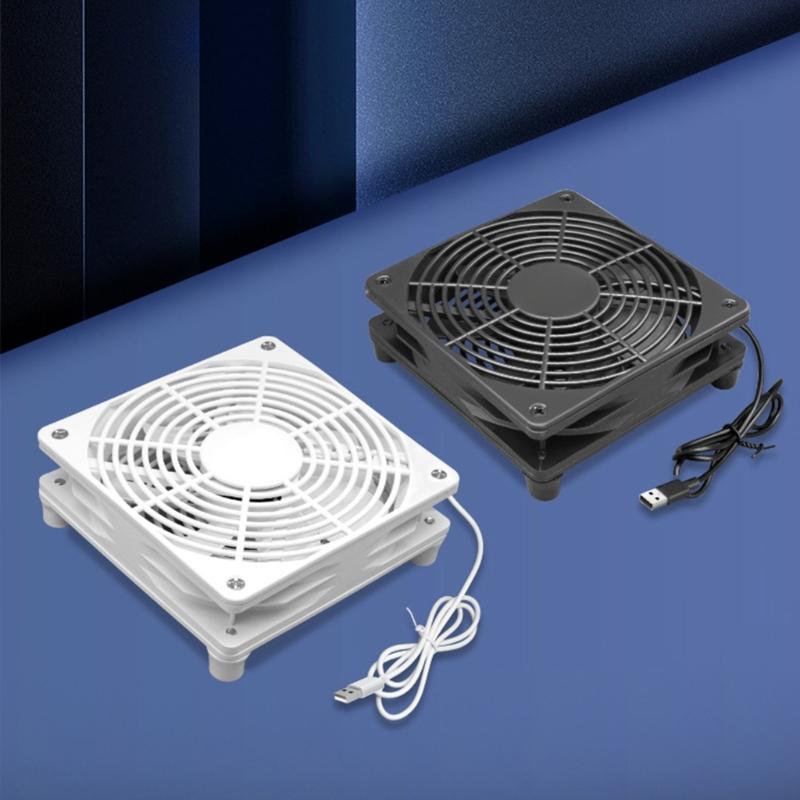 5V USB PC Router Fan Cooling Fan 1800rpm Speed Portable Cooling Fan Replacement for Router Modem TV Box Electronics