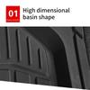 Extra Thick Vehicle Floor Liners Waterproof Car Mats Cutting Design Not  Slip strong Interior Accessory for Vehicles