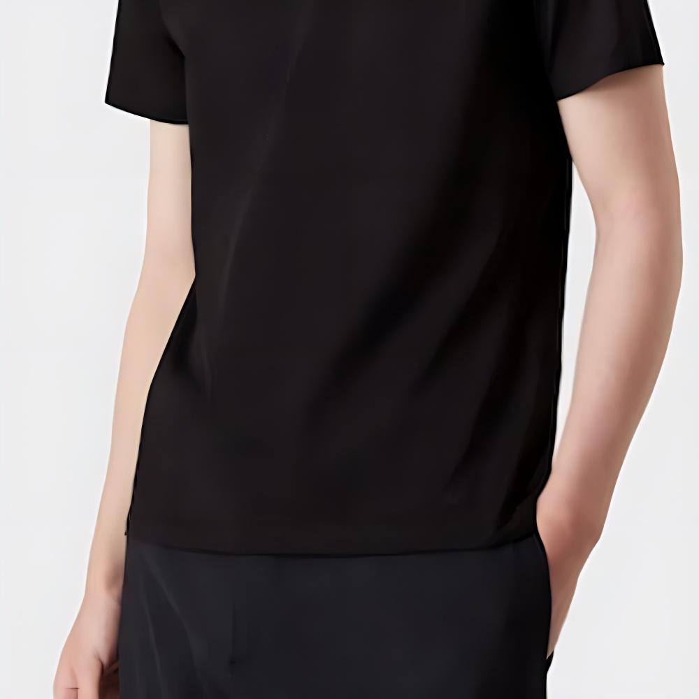 Emporio Armani Solid Slim Fit Crew Neck Short Sleeve T-Shirt Men tops Black 8N1T84-1JQ3Z-0999