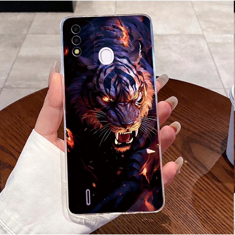 Case for ITEL P37 / Vision 2s Cover Clear Soft Silicone Love Heart Rabbit Phone Casing for itel P37 Vision2s P651L P651W Shell