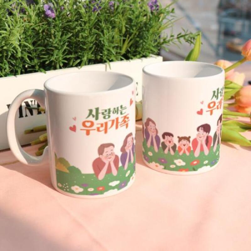 ec184-Дизайнерская кружка 2 шт.-Наша семья