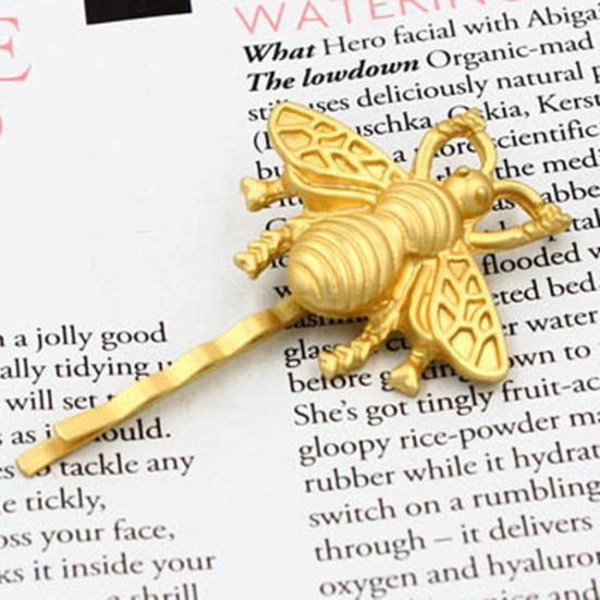1 Pc Exquisite Cute Women Girl Alloy Bee Hairpin Slide Clip Hair Accessory Gift