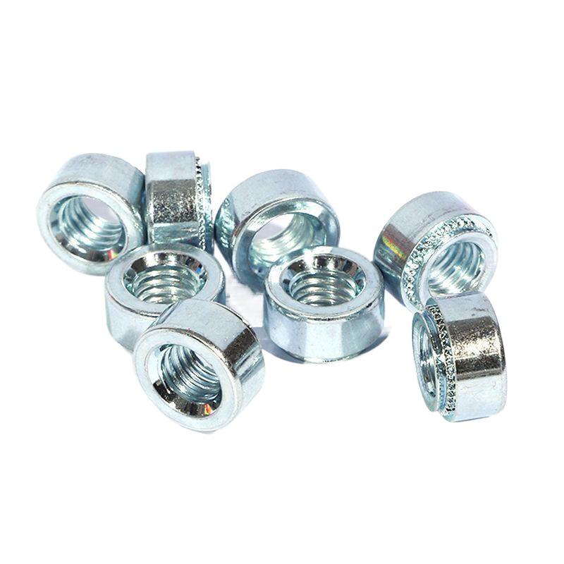 Förzinkat kolstål Clinchmuttrar för plåt - Storlekar: M2, M4, M5, M6, M8, M10, M12