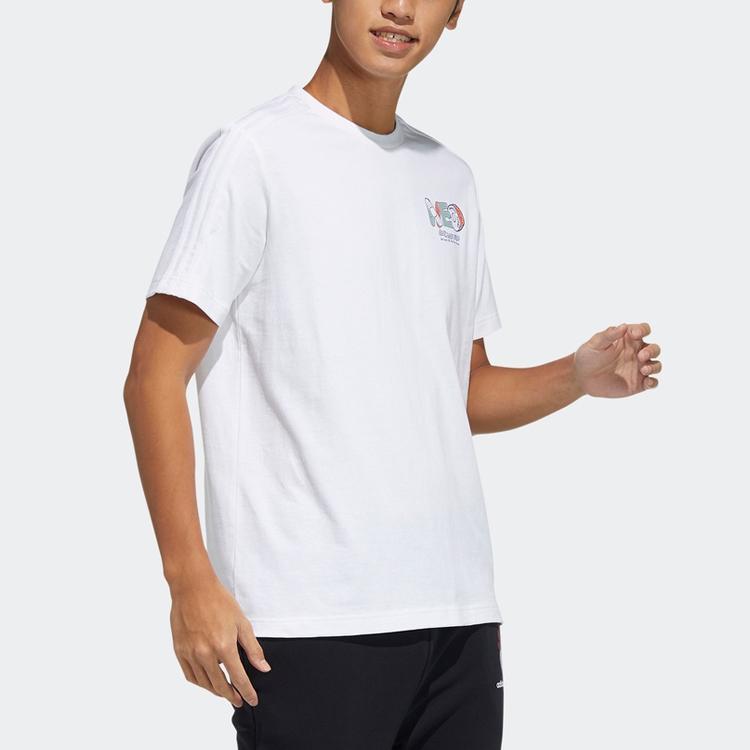 Adidas Neo Sports Crew Neck T-Shirt Men Tops White GR6921
