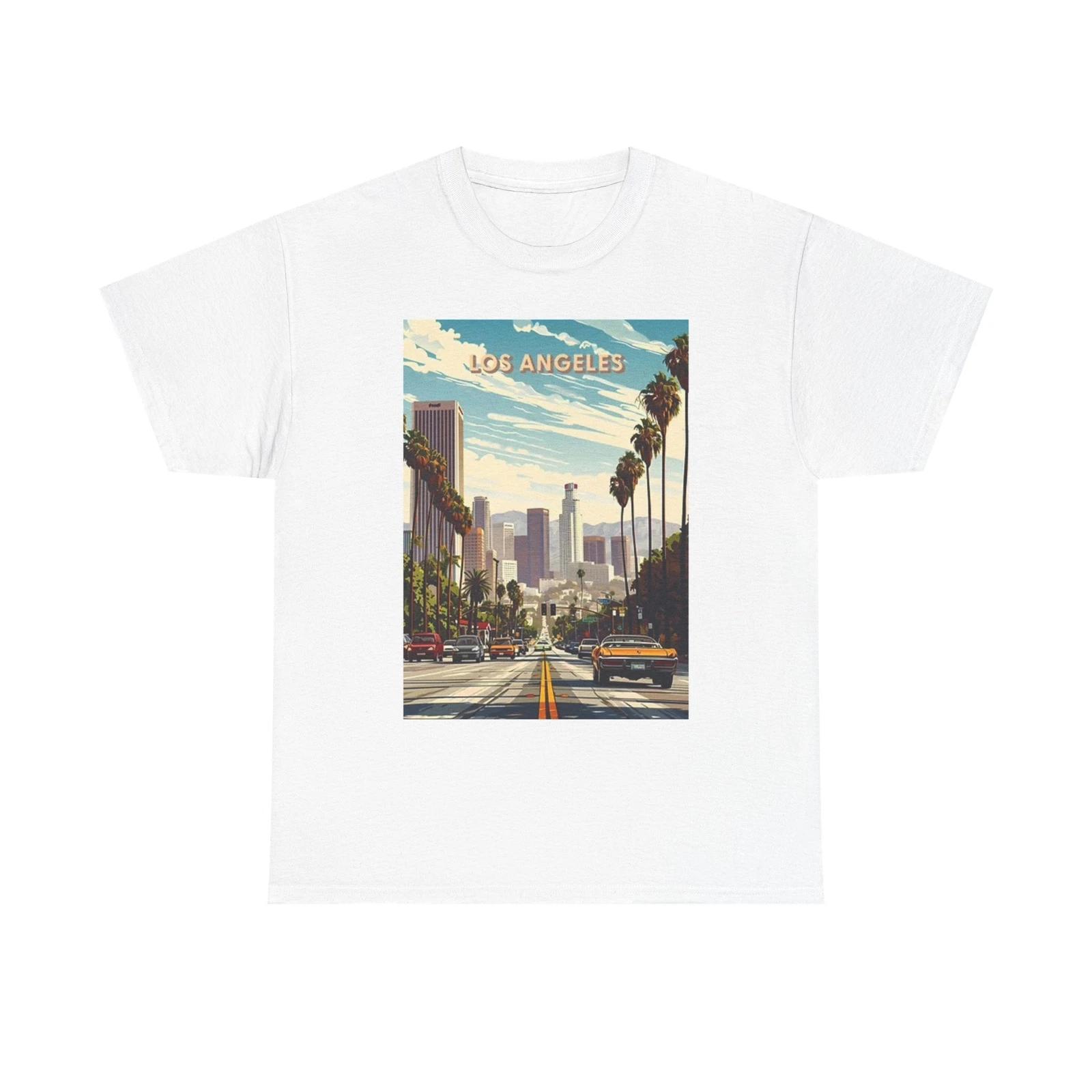 Men s and Women s T-shirts Los Angeles California Graphic XXL