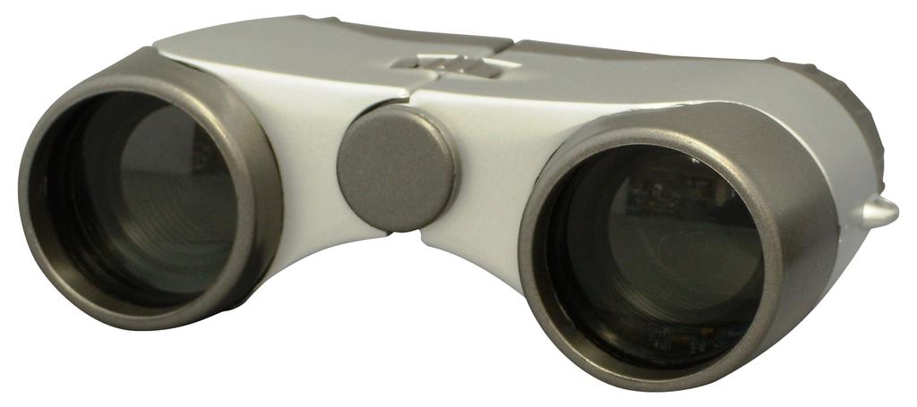 PIXY 3x28 Opera 3x 28mm Product 001815 Binoculars, Glasses, Magnification, Aperture, Silver, Code