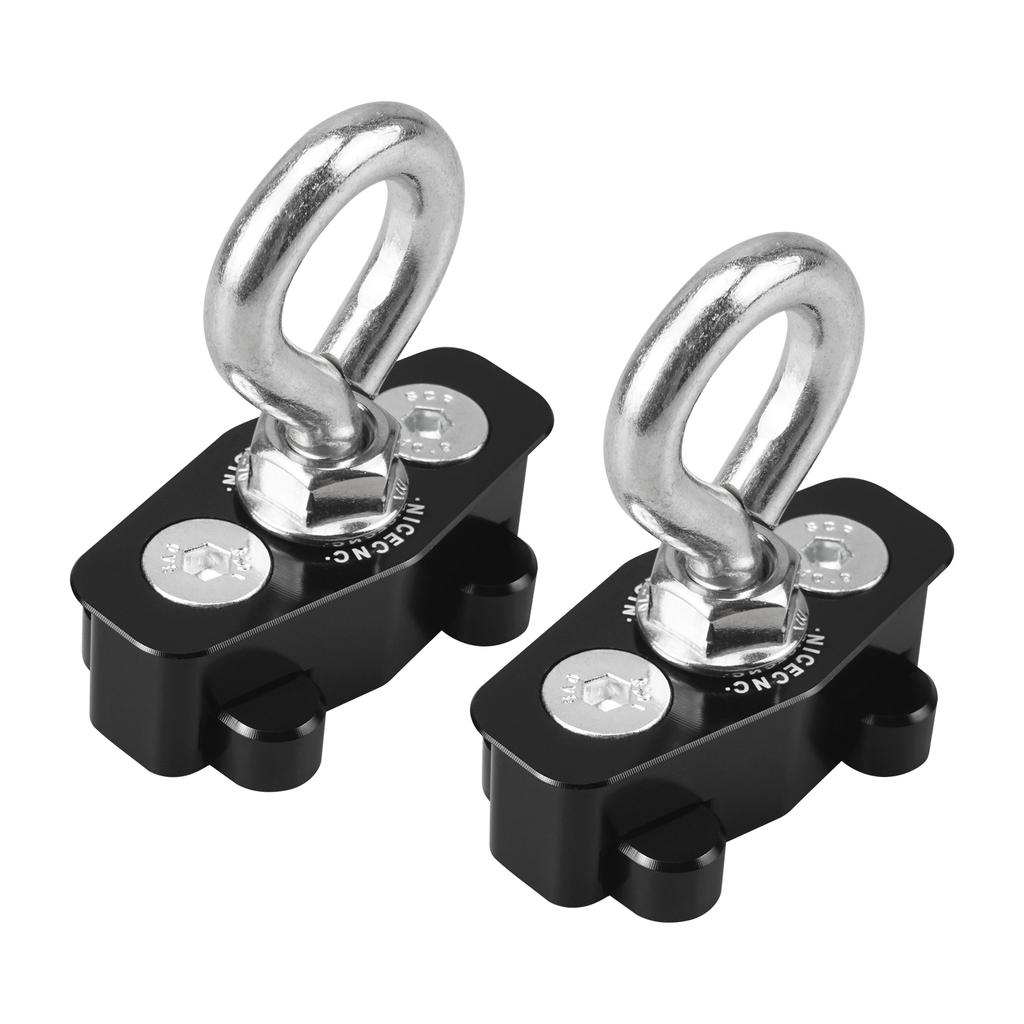 NICECNC UTV Maverick X3 2PCS Lock Tie Down Anchors For Can Am Maverick x3 4x4 Turbo DPS XMR 2018-2021 R RR Aluminum Alloy LinQ