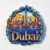Dubai Refrigerator Stickers Burj Al Arab Travel Souvenirs Burj Khalifa Tower Jumeirah Mosque Fridge Magnets Gifts Home Decor