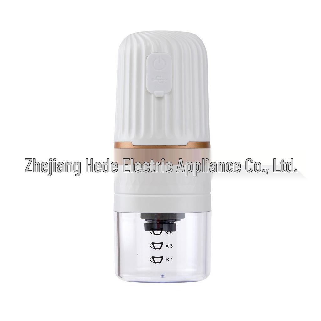 Portable USB Rechargeable Electric Coffee Grinder for Home Use