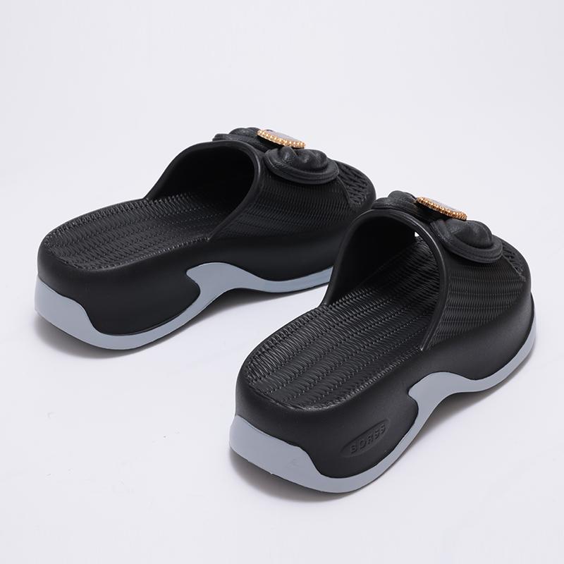 Fashion Smile New Platform Sandals Women for Summer 2025 6CM Heightened Bow Sandals with Antiskid Sole Stylish EVA Slippers For Women