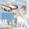 C-37f Remote Control Rotating Tank Diy Wood Material Kit For Stem Science Experiment