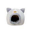 Cozy Enclosed Cat & Dog Bed: Thickened Winter-Ready Villa with Sleeping Mat