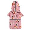 Universal Dog Raincoat with Foot Covers & Leash Access, Animal Design & Belly Wrap - Fits Small to Large Breeds