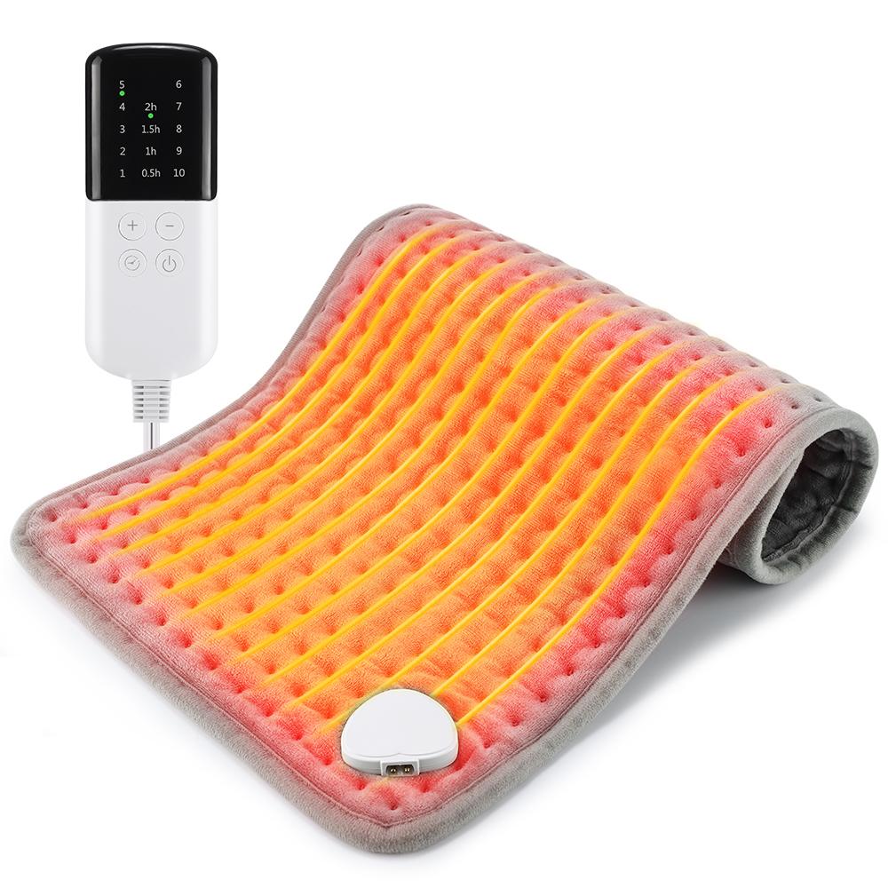 Multifunctional Electric Heating Pad 9/10 Temperature Levels Back Support Belt Waist Leg Abdomen Warm Blanket Office Home Use