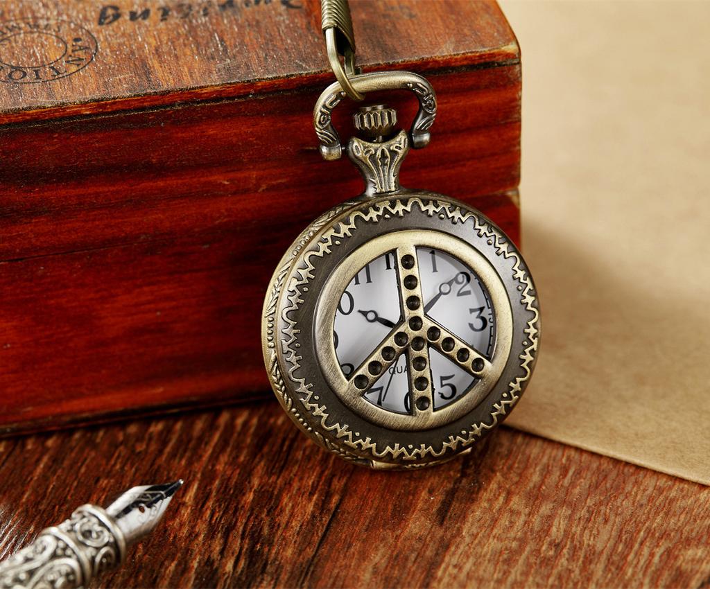 Vintage Pocket Watch Collection Quartz Universal Casual Vintage Pendant Pocket Watch