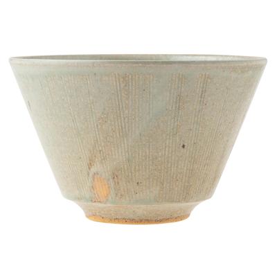 Marui Pottery Shigaraki Ware Hechimon Donburi Capacity White Glass Bowl, Approx. 1400ml, Finish, MR-3-4614