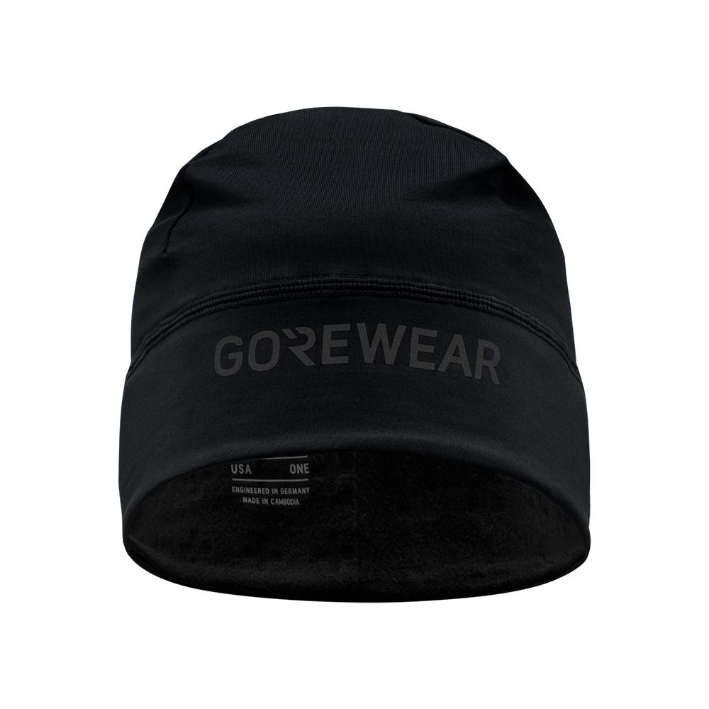 GOREWEAR Essence Thermo Beanie - Black (Winter Fleece-Lined Beanie Running Sports)