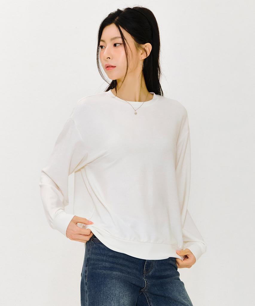 CHASECULT Women'S Essential Daily Sweatshirt - Ivory