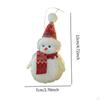 Christmas Snowman Pendant Hanging Ornament Lovely Gift, Xmas Tree Decoration Plush for Wall