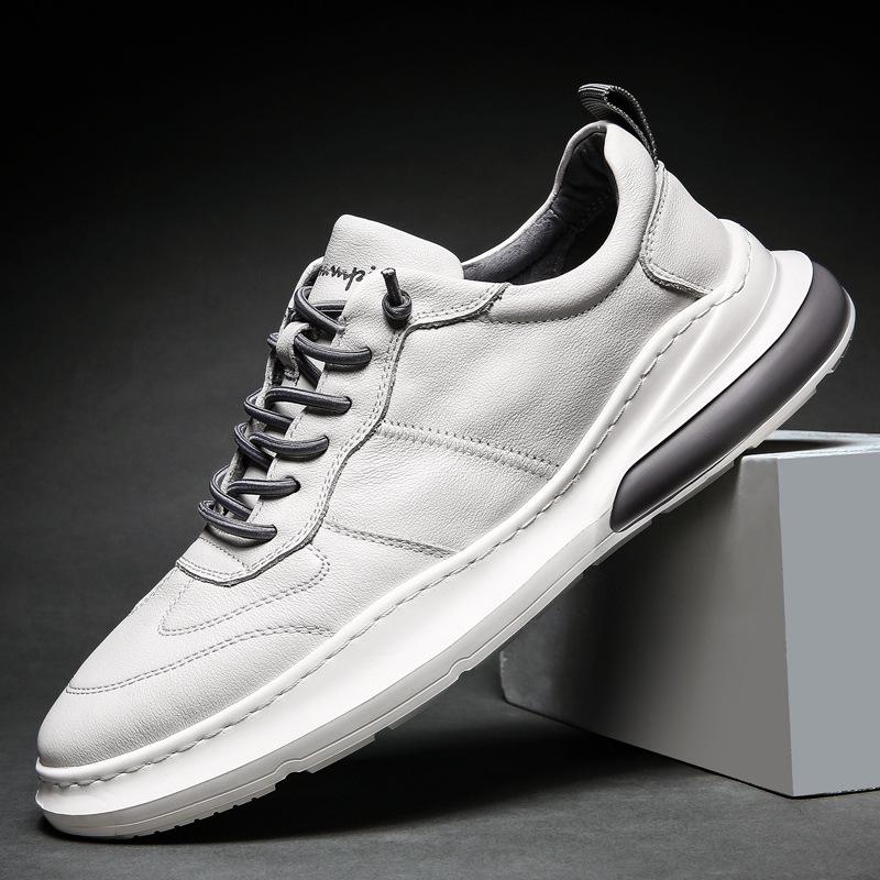 

Little white shoes men s shoes 2025 spring new Korean version trend versatile white board shoes men s casual sports shoes men s 39 чёрный