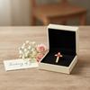 Pack of 10 Enamel Crosses Heart Pin with Secure Clasp for Confident Adornment Lapel Accessory for Everyday Wear