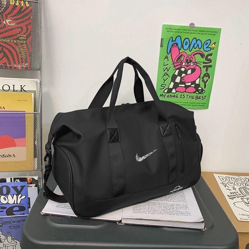 

NY & Nb Short-Distance Travel Bag Large Capacity Women s Sports Dry Wet Separation Fitness Men s Backpack Lightweight Tote Luggage Bag Black