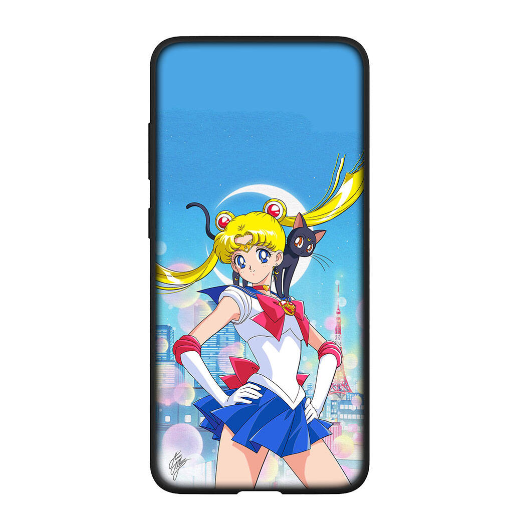 

Phone Case for iPhone 17 16 15 Xiaomi Poco F8 F7 X7 X6 X5 M8 C85 C75 C71 Redmi Note 14 13 12 11 Pro Max A3 A4 14C 13C 15C 12C Sailor Moon Girl Cover for Redmi 7 аэро