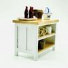 Dollhouse Miniature DIY Cooking Table with Handmade Clay Food Accessories