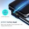60W USB Type-C 90° Fast Charging Cable Degree Elbow Type-C Fast Charging Cord for Samsung Xiaomi Huawei OnePlus Android Devices