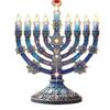 Acrylic Car Ornament Festive Menorah Ornament for Jewish Holiday Displays Indoor Outdoor Party Supplies for Home Celebration