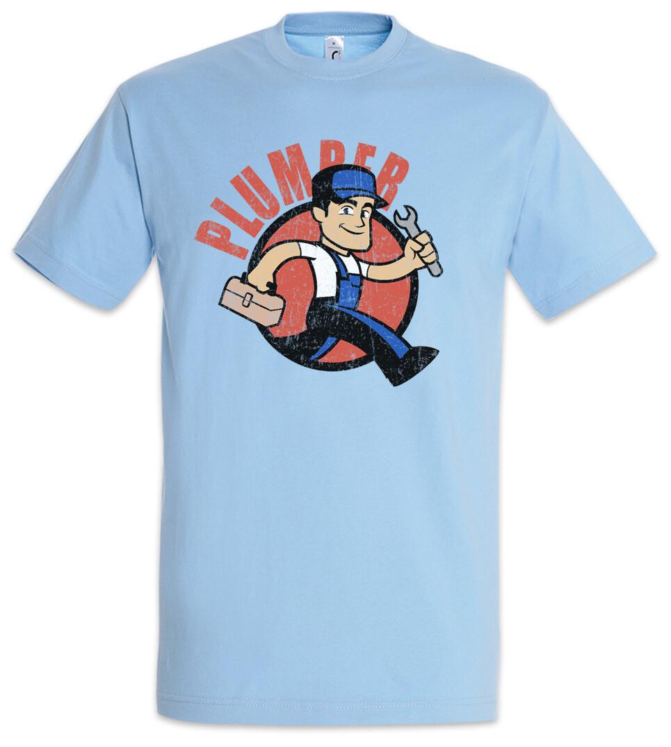 Plumber T-Shirt Metal Roofer Pipefitter Installateur Wrench Craft Artisan 3XL