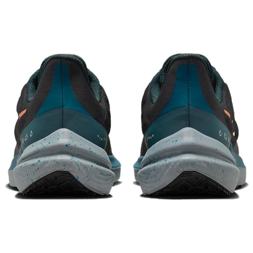 Nike Air Winflo 9 Shield Black Deep Jungle Men Sneakers Geode-Teal Safety-Orange DM1106-002