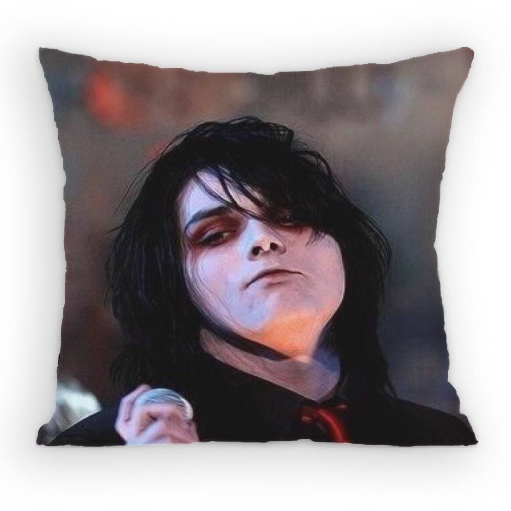 

MCR MMy CChemical RRomance Band Pillow Case Sofa Living Room Bedroom Headboard Backrest Cushion Square Cushion Nap Time 30x30 cm