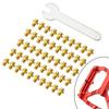 50 Pcs Stainless Steel Pedal Bolts Non for Mountain Bike Stem Accs