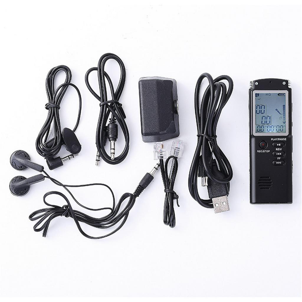 Professional USB Voice Recorder 96 Hours Dictaphone Digital Audio Voice Recorder Speaker WAV MP3 Player 8/16/32GB