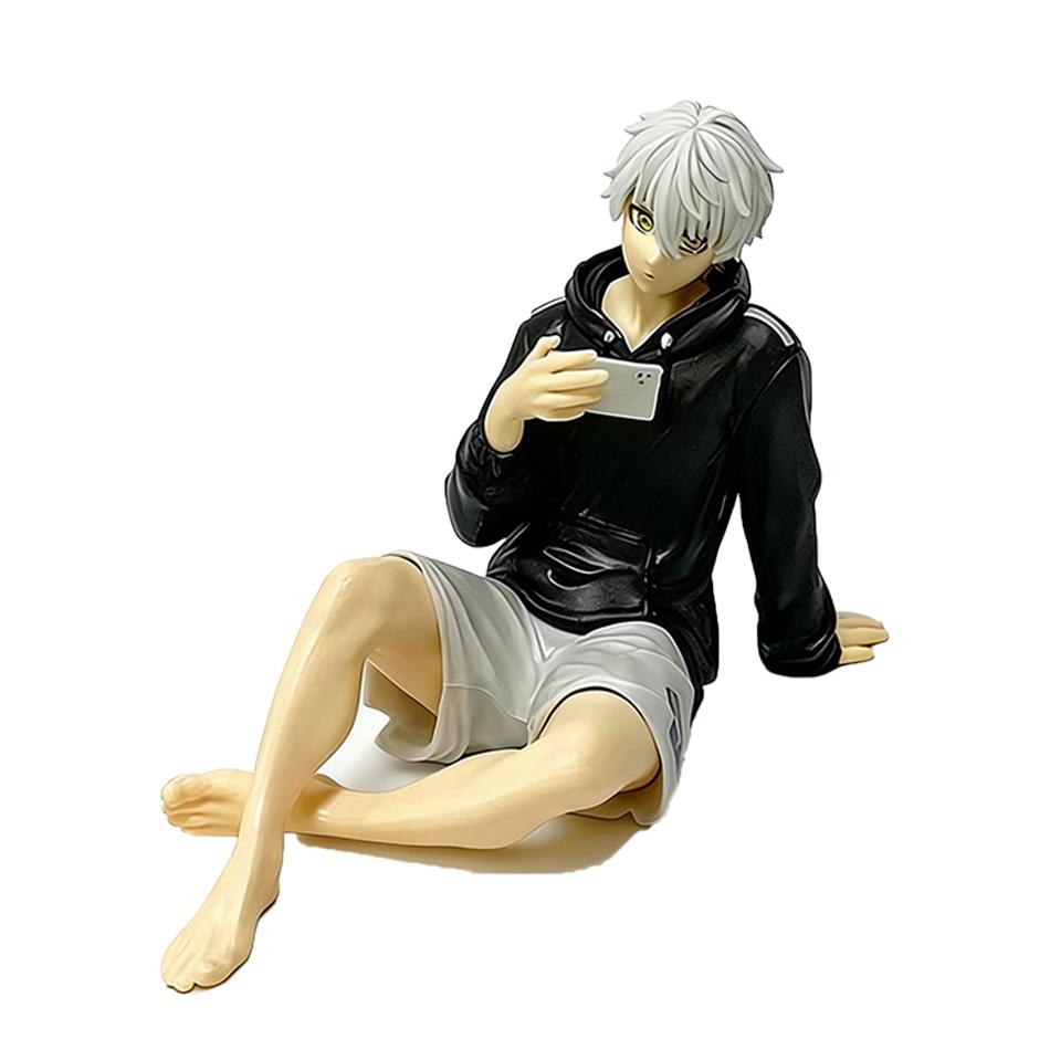 

Toy Gifts PVC BLUE LOCK Action Figures Nagi Seishiro Anime Figure Sitting Figurine PVC Collectible Model Kids Doll Toys Gifts