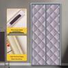 Winter Cotton Waterproof Door Curtain - Punch-Free, Windproof, Warm, Thickened, Magnetic Partition for Air Conditioning