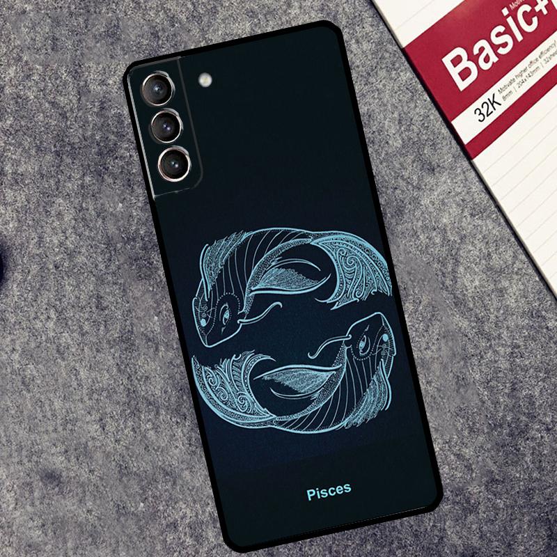 Zodiac Sign Case For Samsung Galaxy S24 S23 S22 S21 Plus Ultra Note 20 S9 S10 Note 10 S20 S21 FE Cover