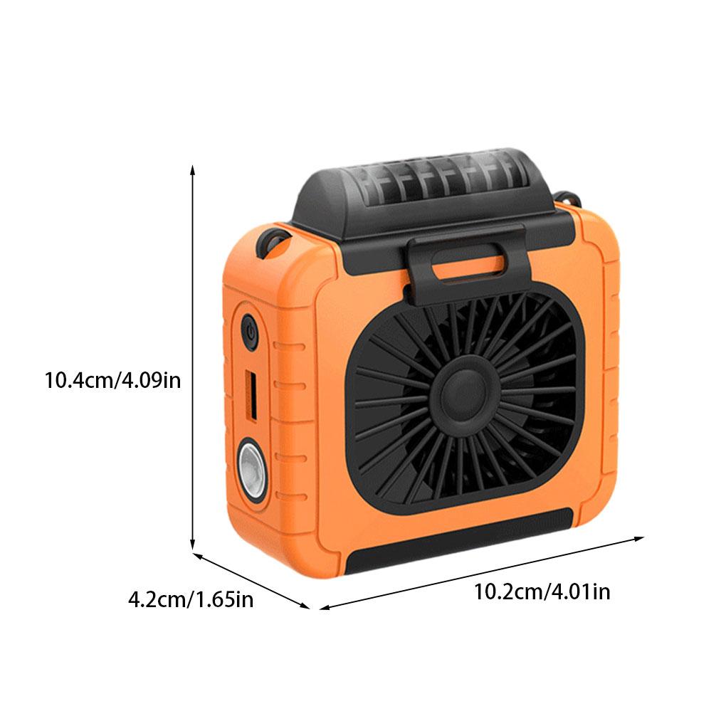 Portable And Lightweight Fan 6000mAh Battery 6-8 Hrs Battery Life Multiple Placement Long Battery Life Highly Functional