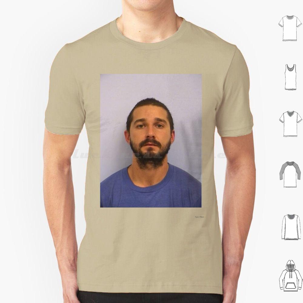 Shia Labeouf Mugshot T Shirt Cotton Men Women DIY Print Shia Labeouf Mugshot Shia Labeouf Shia Labeouf Mugshot Jail Do It All
