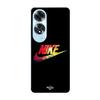 Case for Oppo A60 Nike Colorful Logo Black Front