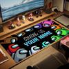 Tappetino per Mouse Personalizzato Among us Grande Cuscino per Tavolo da Gioco Antiscivolo Laptop Tablet Mousepad Grande Tappetino XXL Mini PC Tappetino da Gioco Con bordo bloccato_XIA