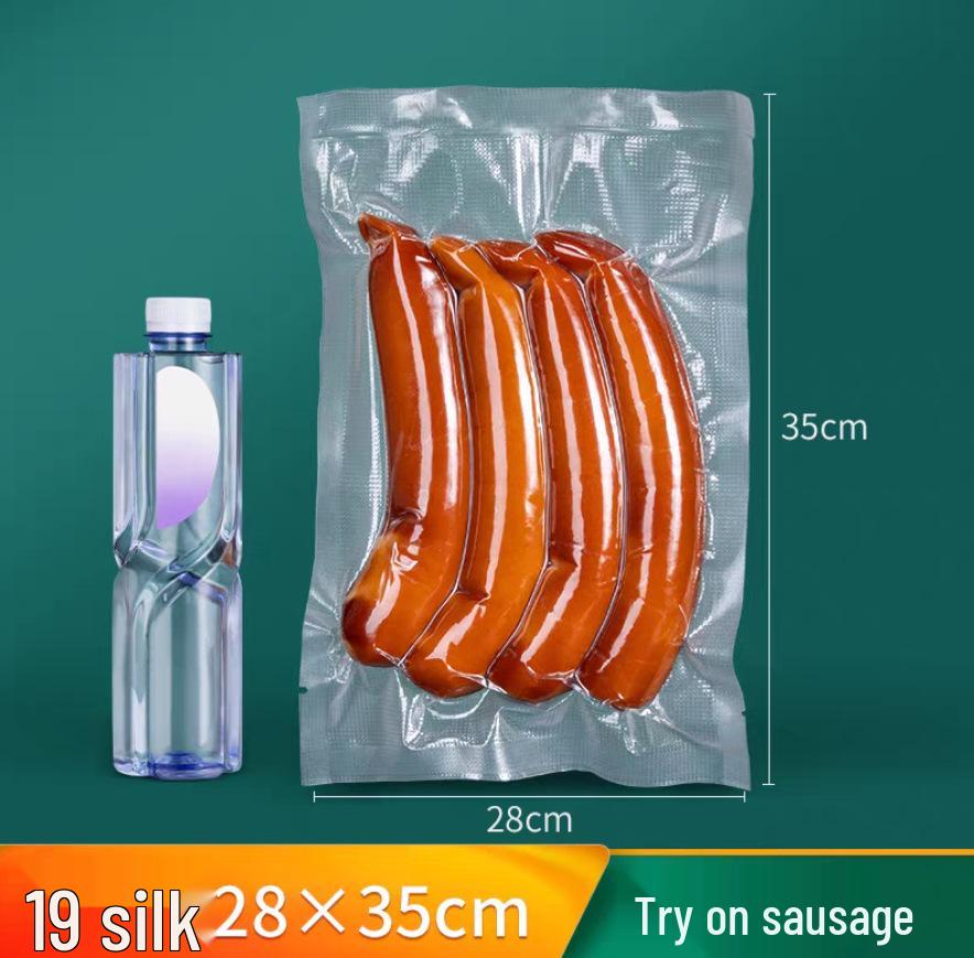 Thickened Transparent Vacuum Food Preservation Bags - Plastic Seal