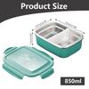 Large Capacity Bento Waterproof and Leakproof Lunch Box for Kids and with Removable Stainless Stylish and Visually Appealing Lunch Box for and School