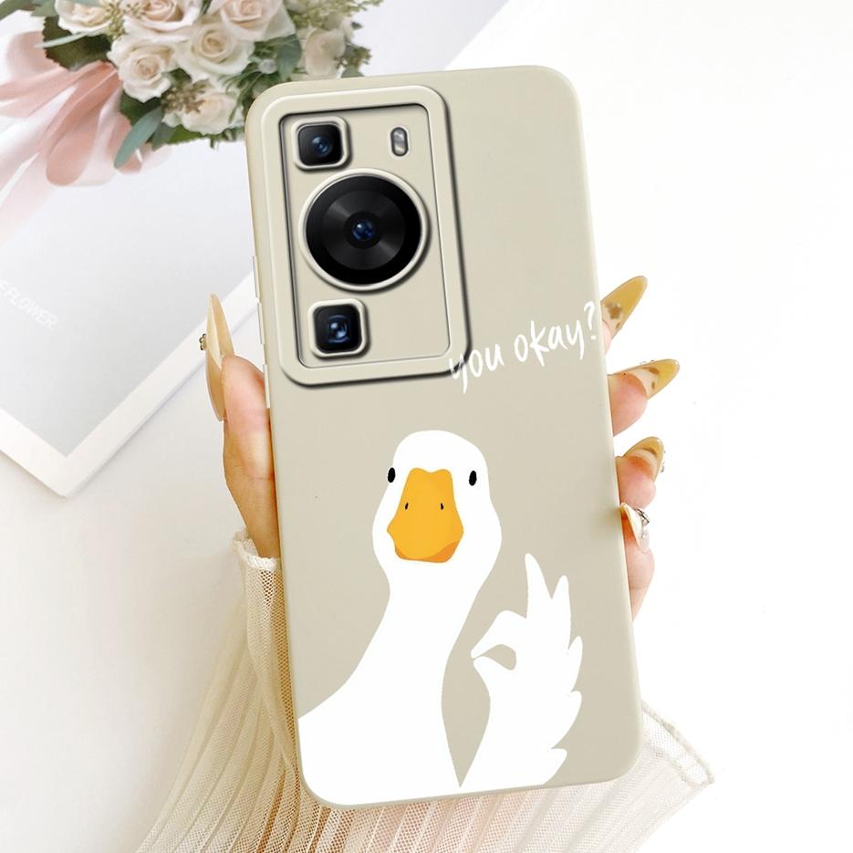 For Huawei P60 Pro Case MNA-AL00 MNA-LX9 Cute Rabbit Cartoon Cover Soft TPU Phone Case For Huawei P60 Art P 60 Pro Fundas Bumper