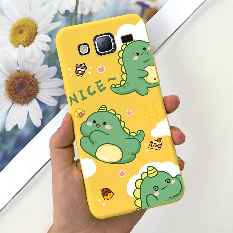 For Samsun Galaxy J3 J5 J7 2016 Case J320F J510F J710F Cute Dinosaur Cartoon Cover Soft TPU Shell For Samsung J5 2016 Phone Case
