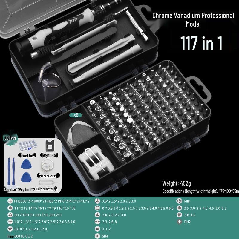 Mobil- & Computer-Präzisionsschraubendreher-Set - Professionelles Reparatur- & Reinigungswerkzeugset