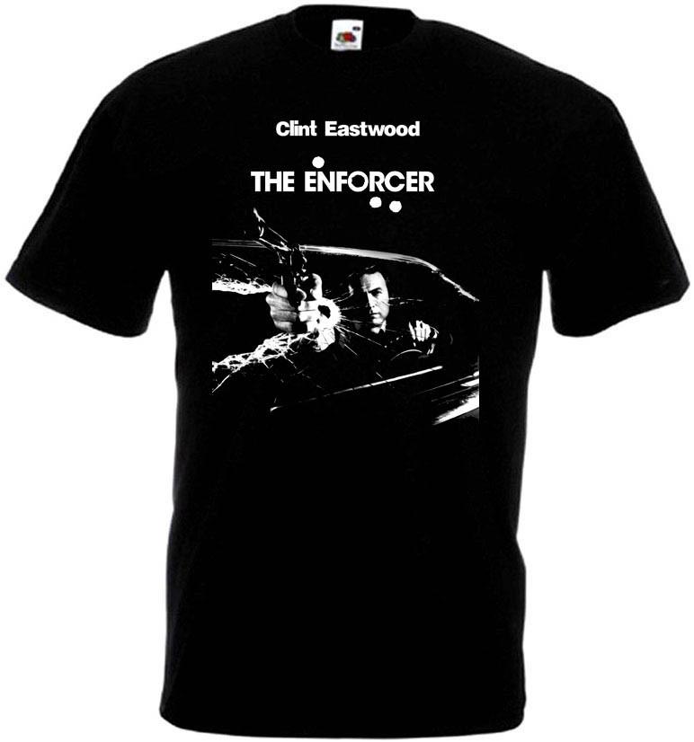 The Enforcer v2 T-shirt Clint Eastwood cotton black all sizes S5XL XXXL