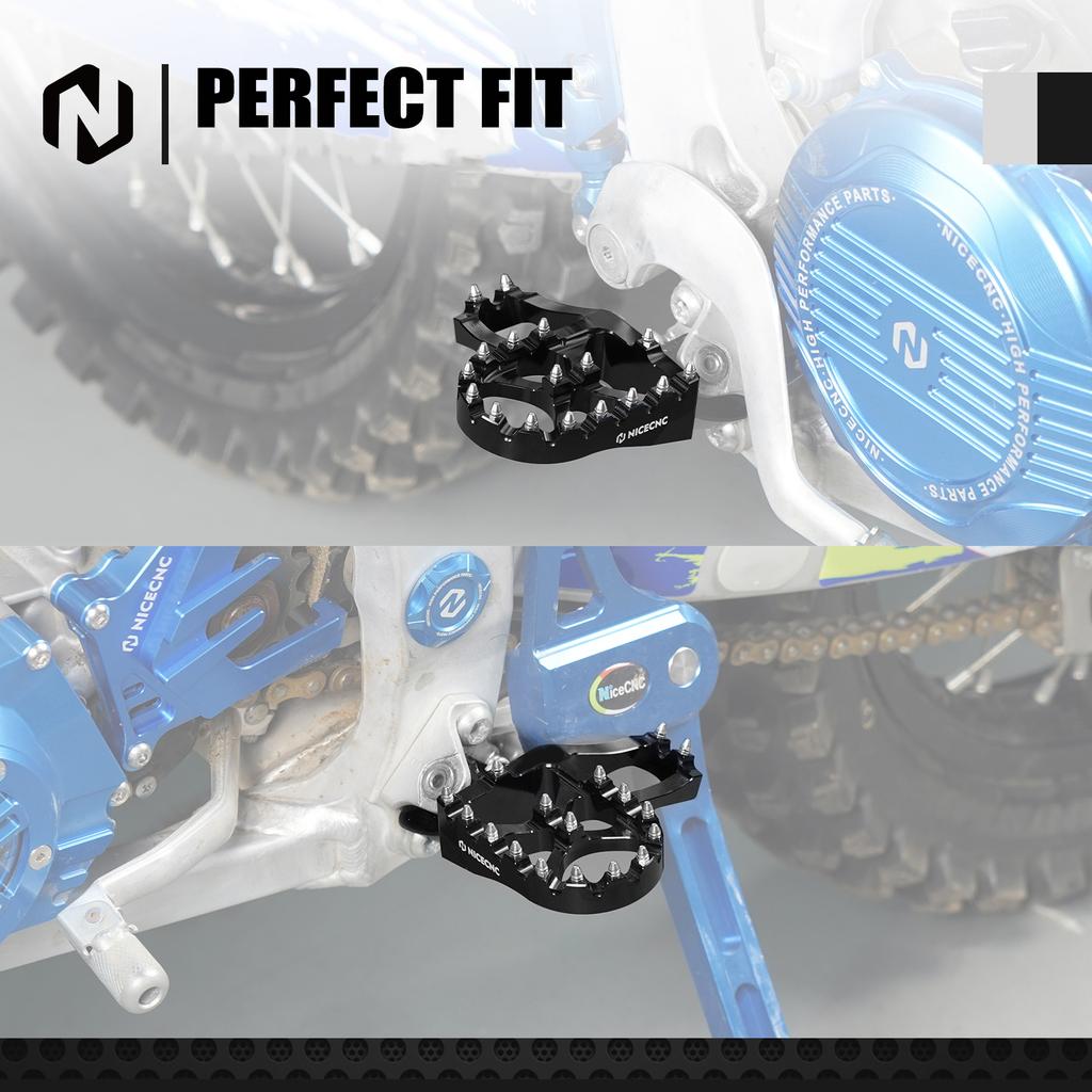 2023 For Yamaha YZ85 YZ125 YZ250 YZ250F WR250F WR450F 2003-2023 YZ 65 125X 250FX 450FX 2018-2023 Motorcycle Foot Pegs Footrests